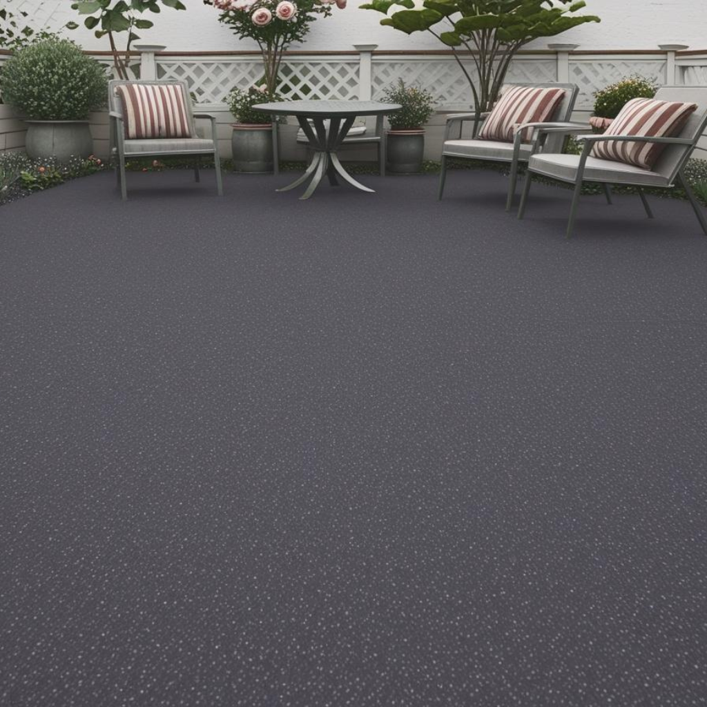 Black Resin Patio in Brynford